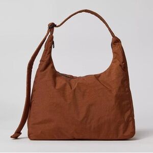 Baggu Brown Nylon Shoulder Bag
